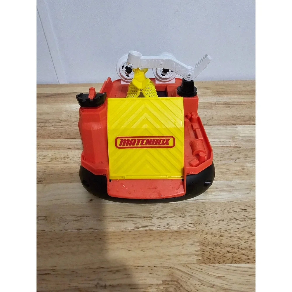 Vintage MBX Marine Rescue Boat w/ Whale – 90s Toy Set‎ 🌊🐋